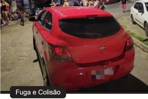 Fuga termina com colisão em viatura da GCM em Sorocaba