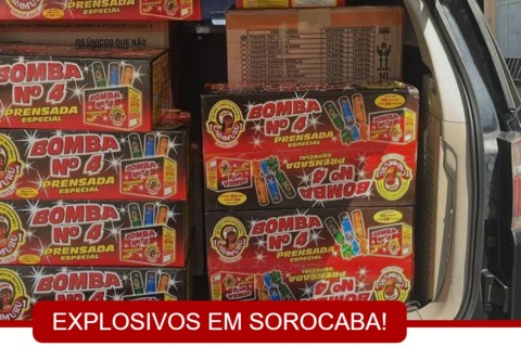 Polícia Civil apreende grande quantidade de fogos ilegais em Sorocaba