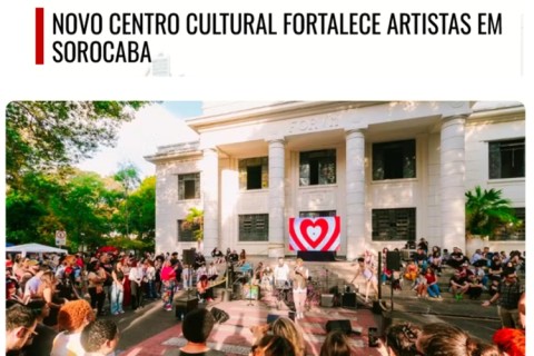 Novo centro cultural fortalece artistas em Sorocaba