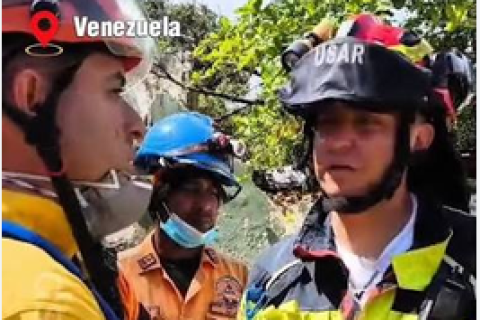 MISSÃO HUMANITÁRIA:  Bombeiros da PM de São Paulo retornam ao Brasil após missão de 15 dias em área devastada por terremoto na Venezuela