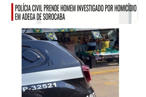 POLÍCIA CIVIL PRENDE HOMEM INVESTIGADO NO JD IPIRANGA POR HOMICÍDIO EM ADEGA