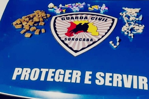 GCM apreende 152 porções de drogas durante patrulhamento preventivo na Zona Oeste de Sorocaba